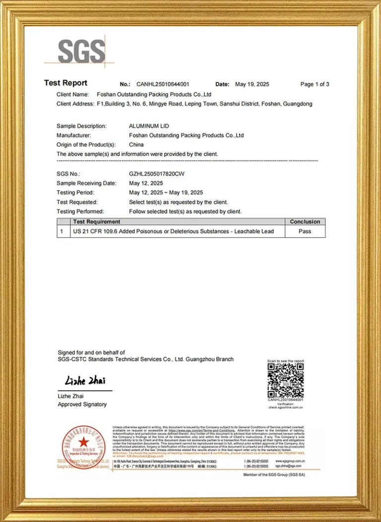 Certificates