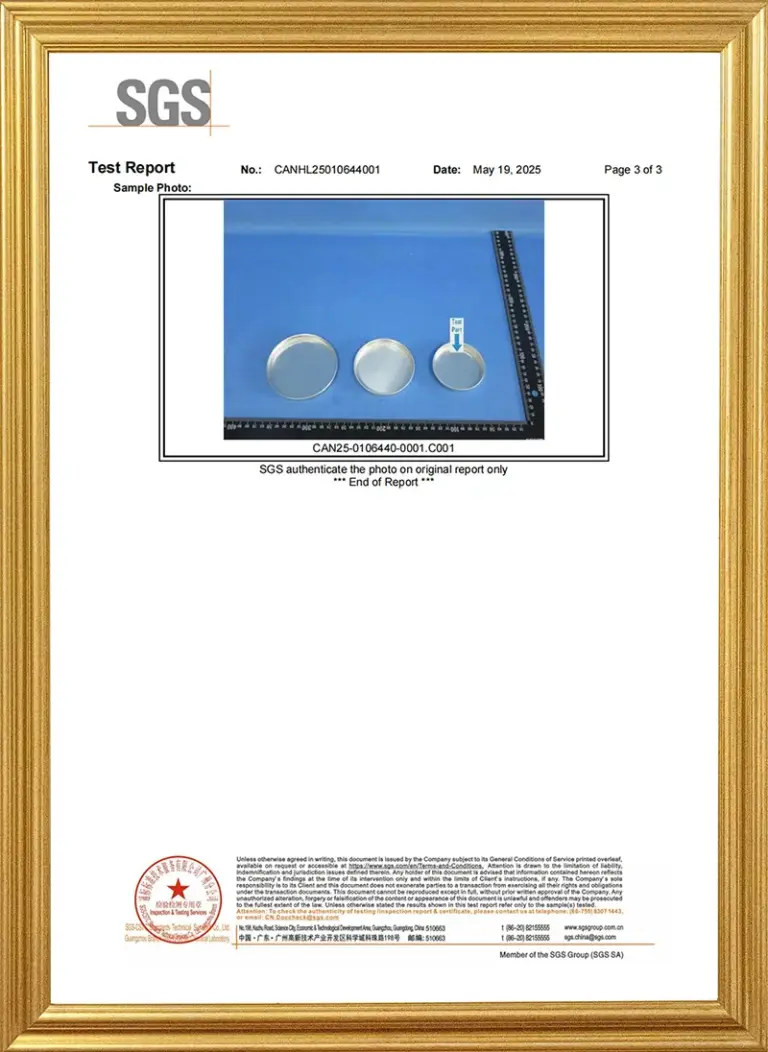Certificates